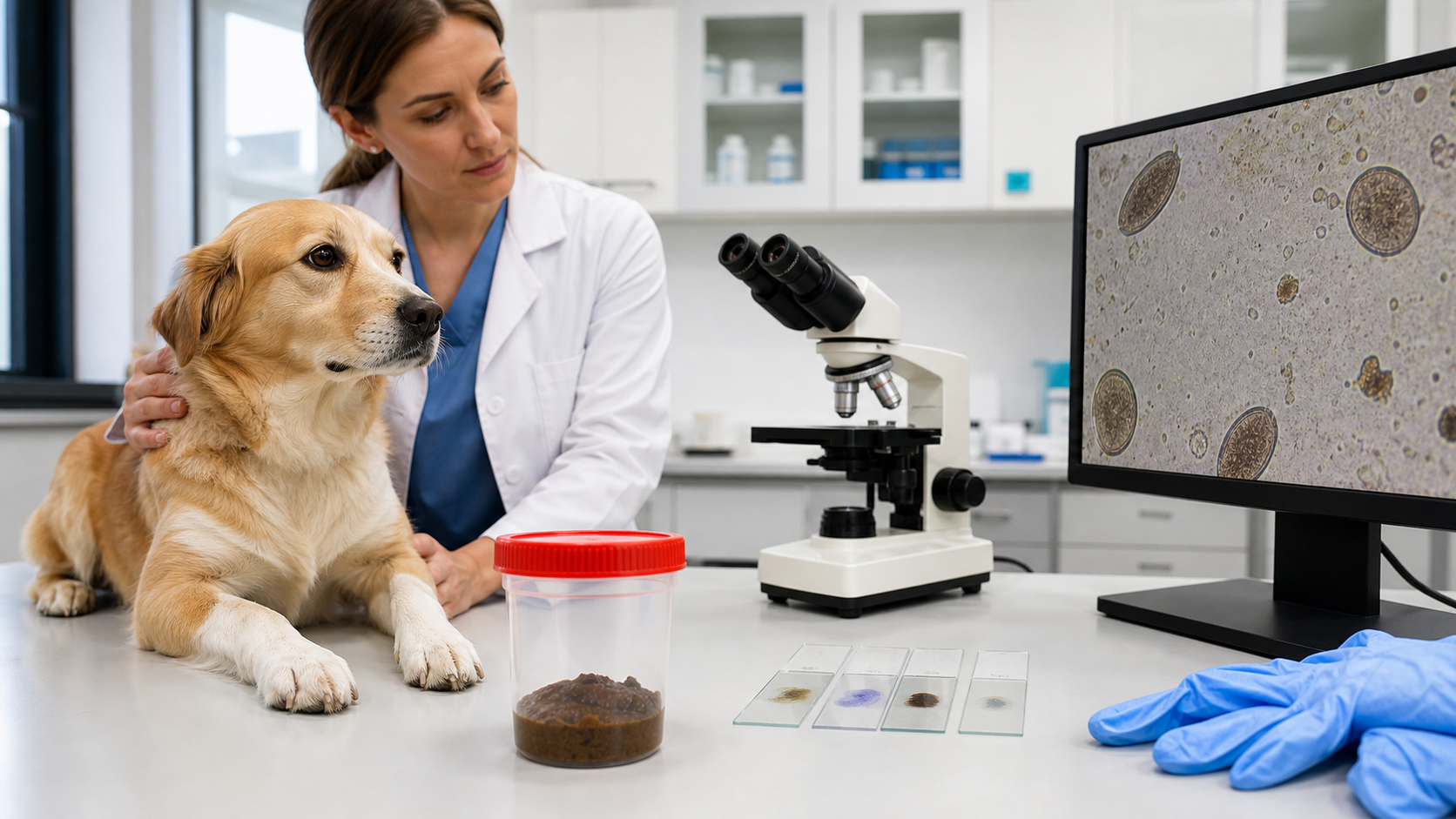 Viermi intestinali la câini: cum pot arăta și când mergi la veterinar